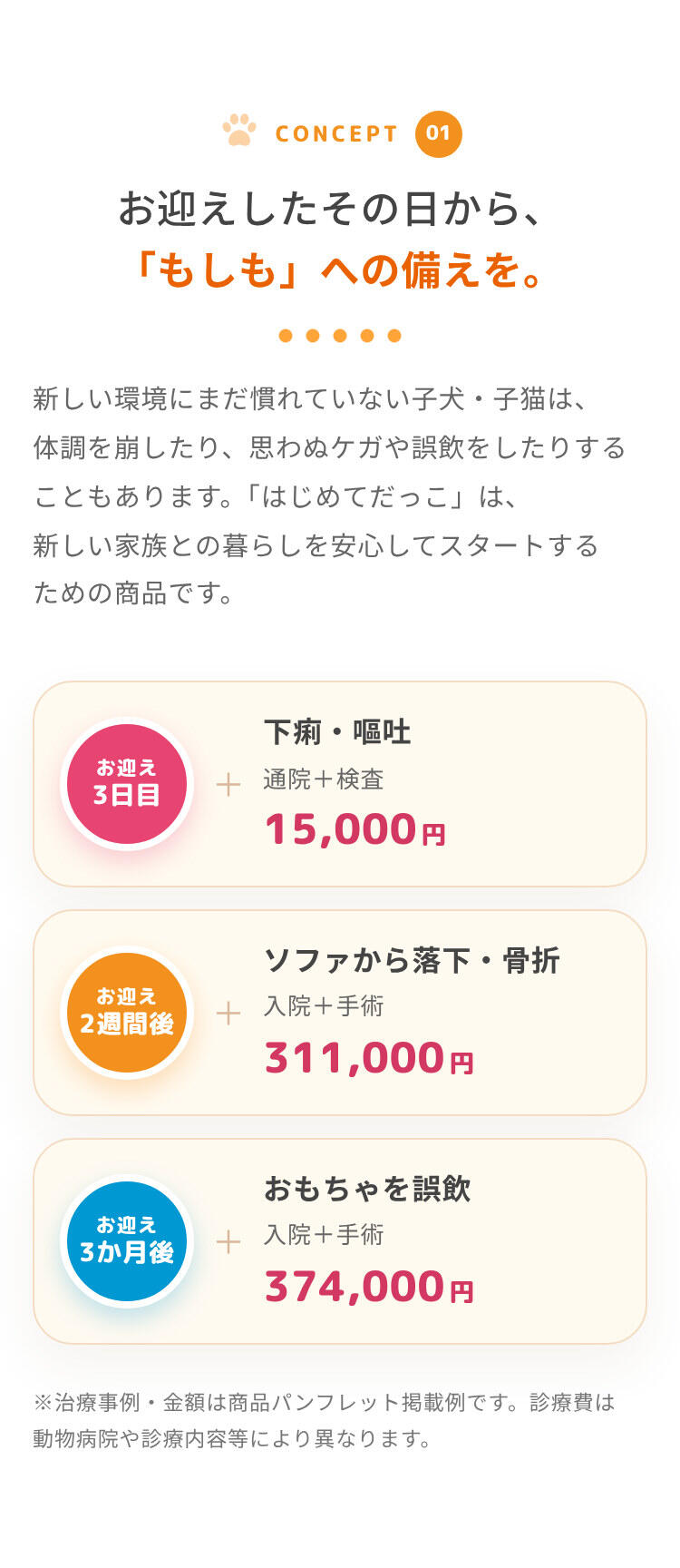 はじめてだっこのコンセプト